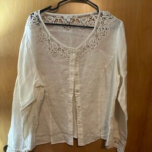 J.Jill linen cardigan size L